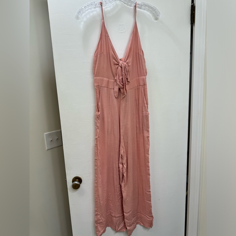 RENEWED JUMPSUIT IN BLUSH LINEN LOOK - Picture 4 of 6